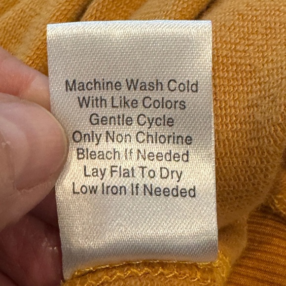 Evy’s Tree The Nicole Hooded Open Cardigan W/Diagonal Pockets Golden Sunset, L - Picture 10 of 10